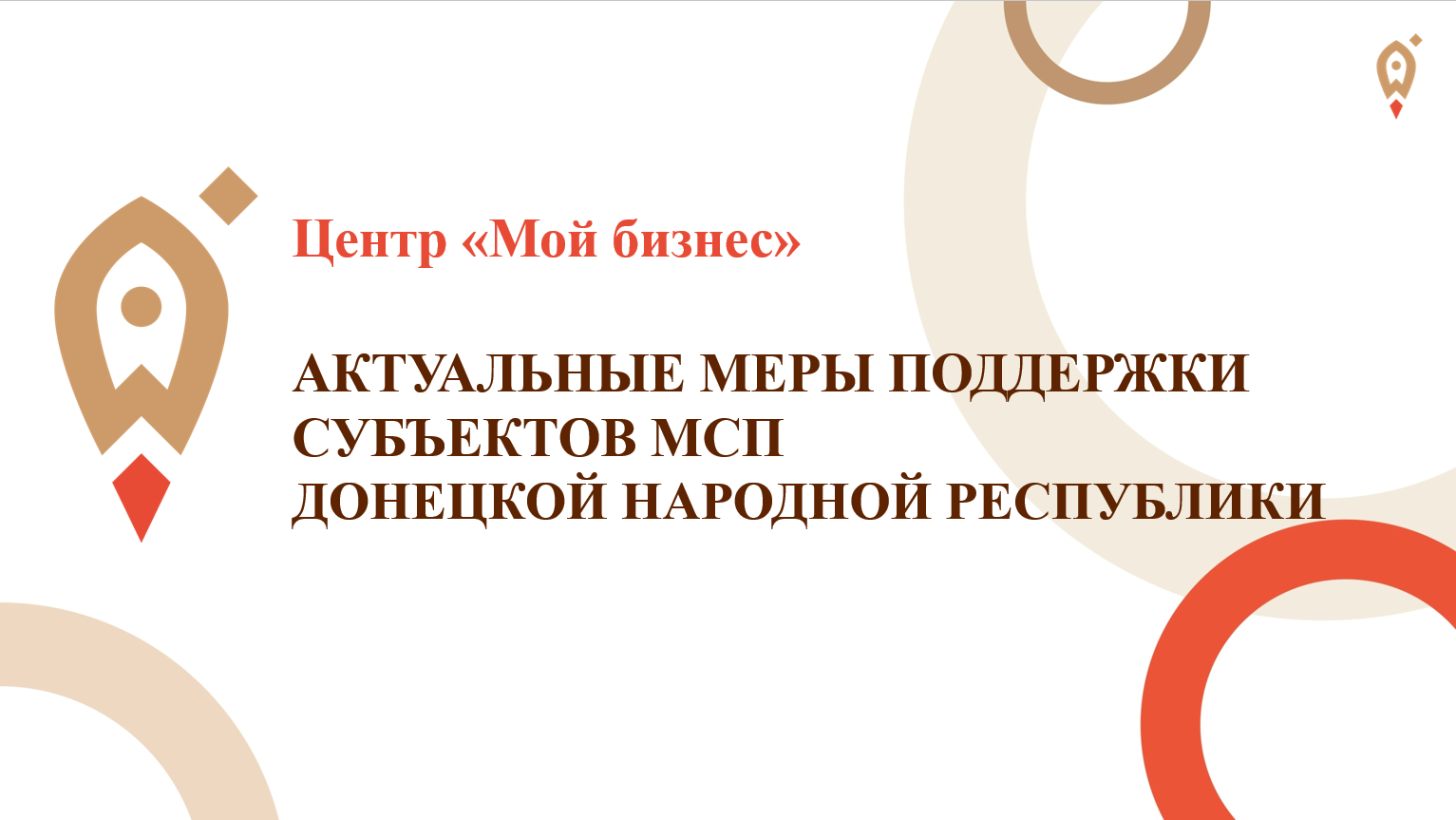 Актуальные меры поддержки субъектов МСП Донецкой Народной Республики.